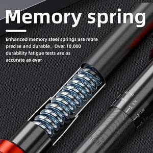 Orque 5-25NM Llave dinamométrica manual de 1/4 pulgadas Acabado cromado ajustable Controlador de aleación de acero Sistema métrico Reparación Llave dinamométrica - Product Image 5