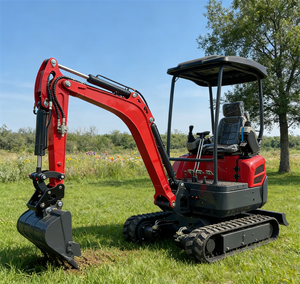 1.8トン EPA クボタエンジン搭載クローラー式掘削機 - 農業用軽作業向け、送料無料、マイクロショベルカー - Product Image 1