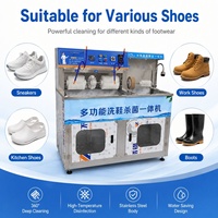 Machine multifonctionnelle de lavage et de stérilisation des chaussures en acier inoxydable pour les blanchisseries