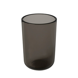 Nahe Toothbrush Cup Transparent Plastic 2 In Wide Minimalist Design For Bathroom Use - Product Image 5