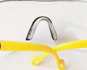 Wefump แว่นตานิรภัยป้องกันตา Ansi เลนส์ Z87.1การนำเข้าดีไซน์ทันสมัยพร้อมเลนส์ป้องกันแบบใสสำหรับใส่ทำงานในแล็บ - Product Image 6