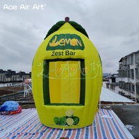 Concession gonflable de stand de citron de tente de support de limonade pour le modèle de publicité d'événement de boîte de nuit de marketing de partie