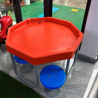 Table de jeu ronde pour enfants et bureau Tuff Tray Play Équipement de jeu pour tout-petits pour aire de jeux d'eau de sable