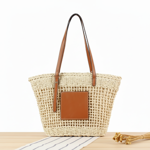 Sac a bandouliere luxueux et polyvalent en toile de cuir polyestermotif a carreaux tendance et sauvagefermeture eclair et - Product Image 1