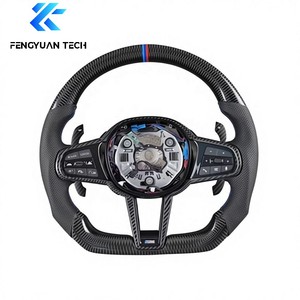 Volante Sportivo in Fibra di Carbonio con LED per <span class=keywords><strong>BMW</strong></span> G20 G30 <span class=keywords><strong>G21</strong></span> G80 G16 G32 G82 G87 G90 G01 G60 G22 G05 G26 330i 530e M3 M4 M5 X5 - Product Image 4