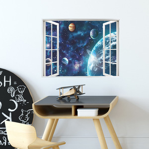 Decorazione per la casa rimovibile falso spazio <span class=keywords><strong>finestra</strong></span> 3d adesivi <span class=keywords><strong>murali</strong></span> per i bambini - Product Image 3