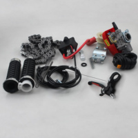 Kit de Motor de Bicicleta de Gasolina de 100cc, Motor de 2 Tiempos YD100 para Bicicletas