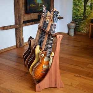 Trang chủ phòng thu <span class=keywords><strong>Rack</strong></span> hiển thị đứng nhiều cây đàn guitar đứng trường hợp Giá nhạc cụ lưu trữ tổ chức gỗ cây đàn guitar đứng - Product Image 3