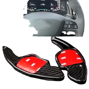 Pagaie de volant en Fiber de carbone, changement de vitesse pour siège Leon SC ST 5F <span class=keywords><strong>FR</strong></span> Cupra Ateca Ibiza 6P alhamburger ra tartaro, Extension 2013 — 2019 - Product Image 2