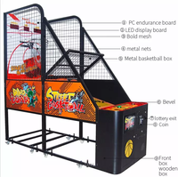 Machine de jeu d'arcade de basket-ball de rue à pièces Dreamland pour enfants