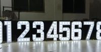 Chiffres géants en métal personnalisés avec LED, lettres lumineuses géantes de 4 pieds, enseigne électronique illuminée pour événements, fournitures de mariage