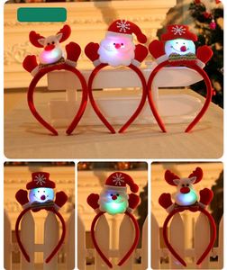 Diadema con Luz LED en Forma de Muñeco de Nieve, Adornos Navideños para Niños, Nuevo Diseño - Product Image 3