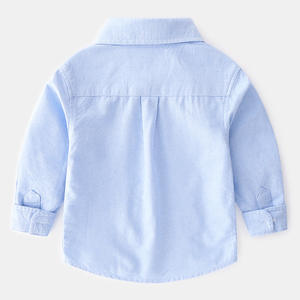 Chemises à manches longues noires unies pour garçons, vêtements unis pour enfants, nouveaux produits, recherche de distributeur - Product Image 5