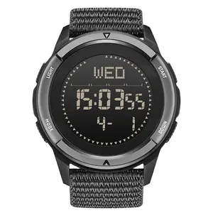 Montre intelligente d'extérieur robuste et étanche de 50m pour hommes et femmes Montre sport boussole numérique en fibre de carbone North Edge ALPS