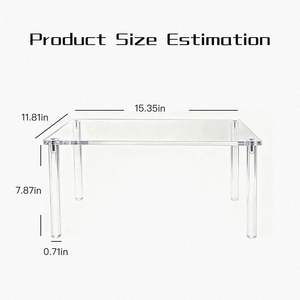 Support à <span class=keywords><strong>plantes</strong></span> en acrylique extra large de 7 mm d'épaisseur, étagère en acrylique pour <span class=keywords><strong>plantes</strong></span> - Product Image 4