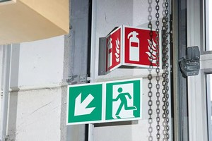 2024 Top Nhôm Tùy Chỉnh Bền Không Thấm Nước Cháy Thoát Dấu Hiệu Cho Trường Học Xây Dựng Cộng Đồng Đường - Product Image 5