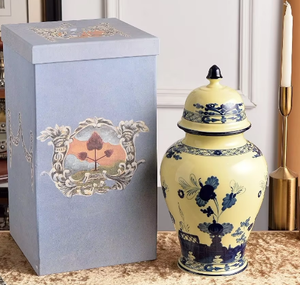 Jarrón de Cerámica Ecológico Pintado a Mano con Acabado Glaseado Contemporáneo, Varios Colores para Decoración del Hogar, Bodas, Interiores/Exteriores, Mesa - Product Image 3