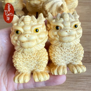 [Jade Festival Rise] Dragon Blood Golden Bamboo Carving Ornament Dragon Shape <strong>Men</strong> Women Made China Religious <strong>Temple</strong> Use Garden - Product Image 2