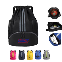 Sac à dos unisexe à cordon de serrage personnalisable pour la gym, écologique, pliable, en nylon, imperméable, pour sports de plein air