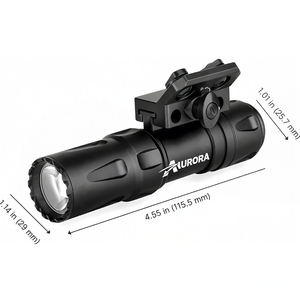 Linterna Táctica LED AURORA Odin Mini <span class=keywords><strong>de</strong></span> 1250 Lúmenes, Ultracompacta, Recargable, con Montaje Mlok, Alcance <span class=keywords><strong>de</strong></span> Haz <span class=keywords><strong>de</strong></span> 240 m, Carga Magnética - Product Image 2