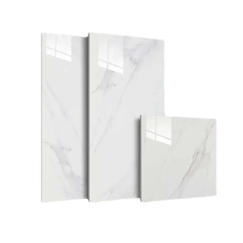 Sintered Stone Slab 600x1200mm Porcelain Ceramic Tiles For floor and wall big size white porcelain 1200x600 glass tiles