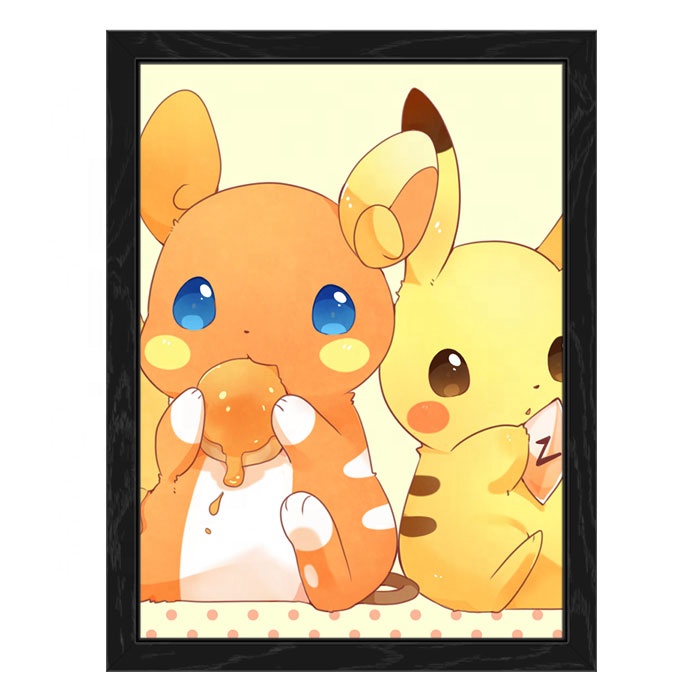 Трехмерный плакат с тройным переходом аниме, трехмерный линзовидный плакат, линзовидная печать