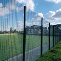 Gegalvaniseerd 358 hoogbeveiligingsgaas hekwerk anti-snij gelaste panelen voor douanecontrolepoort