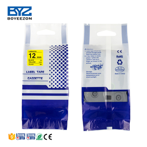 Noir sur Jaune 12mm Bandes Souples TZe-FX631 pour <span class=keywords><strong>Brother</strong></span> Tze p-touch <span class=keywords><strong>CUBE</strong></span> D400 PT-D210 PT-H110 Étiqueteuse - Product Image 2