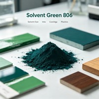 Vert Solvant 806 Vert Fruité DG – Colorant Solvant Haute Température pour Plastique Transparent et Teinture du Bois