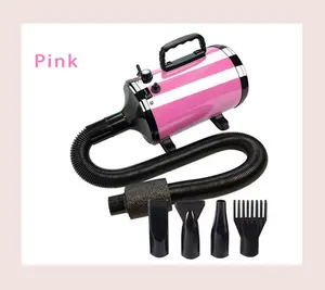 Hot Sale Pet Blow Dryer with Heater for Grooming Temperature Adjustable High Speed with 4 Nozzles