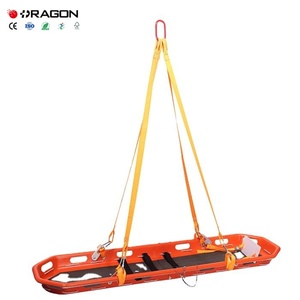 Camilla de rescate portátil manual con certificación CE para zonas acuáticas y altares elevados, con cesta colgante separada - Product Image 1