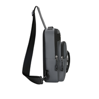 Sac à bandoulière réglable de qualité supérieure avec logo personnalisé, sac de poitrine pour homme, idéal pour la randonnée et les sports de plein air