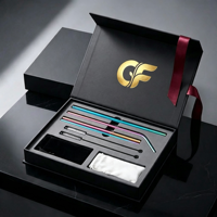 Coffret Cadeau Personnalisé – Ensemble de Pailles Droites et Courbées en Acier Inoxydable 304 de Haute Qualité, Réutilisables au Quotidien