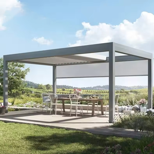 Lames de pergola modernes en alliage d'aluminium écologique <span class=keywords><strong>avec</strong></span> revêtement en poudre pour les mariages, le <span class=keywords><strong>camping</strong></span>, le jardin, les tonnelles et les abris - Product Image 3