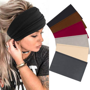 عصابة شعر كبيرة للغاية للنساء بوهو عصابة عمامة يوجا عريض ملتوية عقال عريض إكسسوارات نسائية عصابة رأس لغسيل الوجه - Product Image 5
