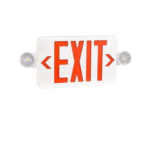 Cabezal ajustable LED rojo-Con luces de emergencia-Listado UL - Product Image 3