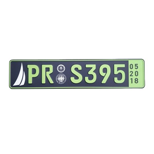 Placas de Matrícula de Turkmenistán en Tamaño Europeo, Placas con Números en Relieve para el Gobierno en el Medio Oriente, Placas de Registro de Vehículos - Product Image 5