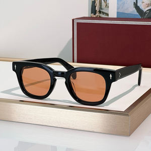 Lunettes de soleil de luxe <span class=keywords><strong>JULIEN</strong></span> à monture carrée JMM, tendance, avec verres polarisés UV400, logo fait main, meilleur cadeau pour la famille - Product Image 2