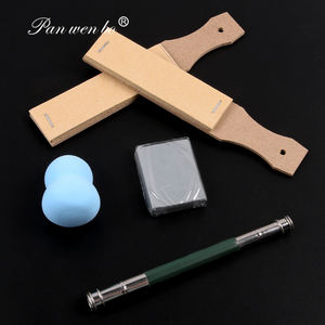 Panwenbo 25 pièces Estompesurs et Tortillons en papier pour le <span class=keywords><strong>dessin</strong></span>, avec papier abrasif, taille-crayon, gomme, éponge - Product Image 6