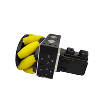 Ensemble de roues Mecanum MDBOT complet de 125 mm de diamètre (4,7 pouces) pour AGV avec moteur servo 24 V, suspension et rouleaux en polyuréthane