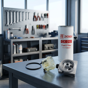 Boîtier de filtre de pompe diesel JIAJUE 11110702, séparateur d'eau, filtre à carburant 11110683, modèle EC pour pièces d'excavateur - Product Image 2