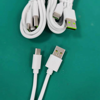 Câble de données USB Type-C 3A à charge rapide, isolé en TPE, pour téléphone portable et appareil photo, conducteur en cuivre composite, vert, de Source Factory