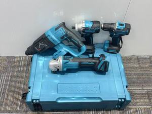 Juego de Taladro y Llave Inalámbricos Industriales 4 en 1 de 18V 21V Personalizados de Fábrica, Herramienta Manual Profesional y Conveniente sin Escobillas - Product Image 1