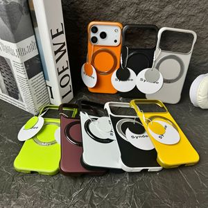 Funda Protectora Magnética sin Marco <span class=keywords><strong>con</strong></span> Soporte Giratorio y Parte Trasera de Cuero para <span class=keywords><strong>iPhone</strong></span> 17 Pro Max 16 15 <span class=keywords><strong>14</strong></span> <span class=keywords><strong>13</strong></span> - Product Image 4