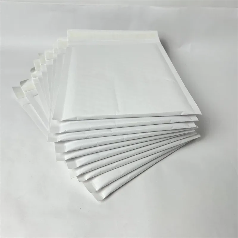 White Kraft Honeycomb Padded Mailers Dicke Umschläge für den Versand und die Verpackung von Premium-Bubble-Mailern aus recyceltem Papier