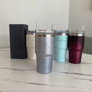 Gobelet à paille Bingba 20 oz en acier inoxydable, nouveau modèle 2024, très tendance, pour voiture - Product Image 2