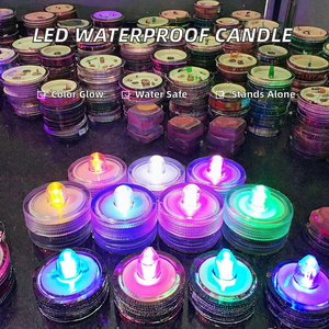 Vela LED Sumergible a Prueba de Agua, Hecha a Mano, con Cambio de Color, Funciona con Batería, Decoración para Navidad, Bodas, Halloween y Hogar - Product Image 2