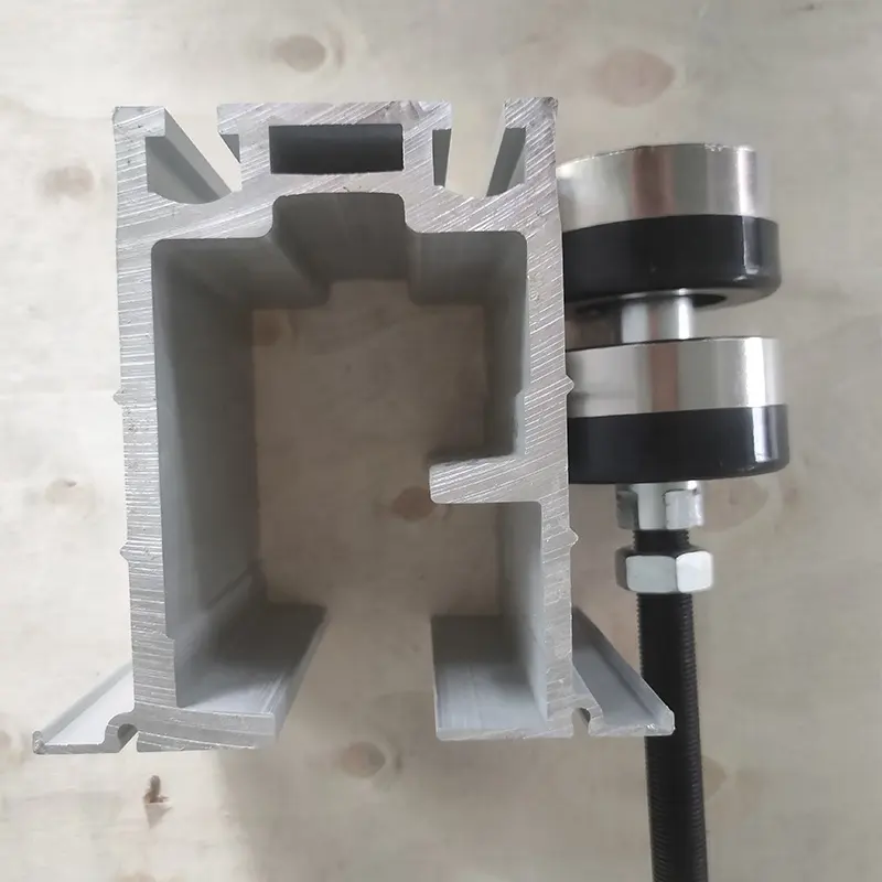 Dioperasikan rol partisi bergerak rel aluminium untuk partisi kantor rel roda dan rol digunakan di dinding bergerak