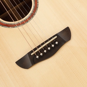 OEM Semi Acoustic Guitar Nut K5 Acoustic Guitar <b>Strings</b> 41 Inch <b>Top</b> Solid Spruce Acoustic Guitar - Product Image 6