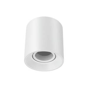 Plafonnier LED rond blanc GU10, design moderne, installation facile, idéal pour l'éclairage des espaces et des environnements - Product Image 1
